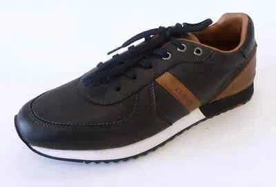 LLOYD LLOYD SNEAKER EARLAND SCHWARZ BLACK NATURE LEDER SCHNÜR HALBSCHUH 29 900 10