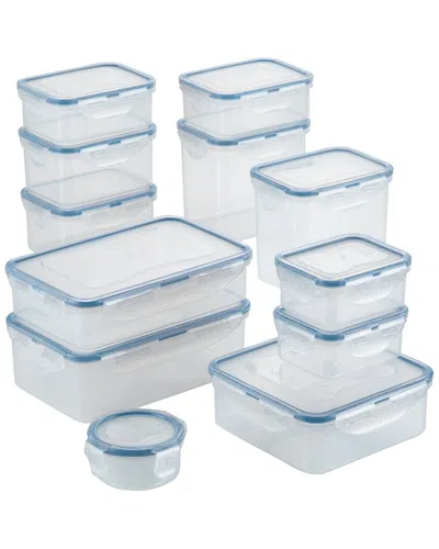 LOCK & LOCK DNU LOCKNLOCK FOOD STORAGE 24PC CLEAR CONTAINER SET
