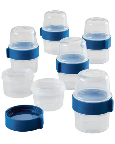 LOCK & LOCK DNU LOCKNLOCK TWO WAY 12PC CLEAR FOOD STORAGE CONTAINER SET
