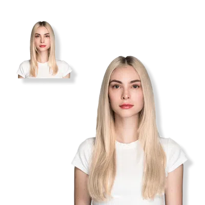 LOCKS & MANE 18'' CLIP-IN HUMAN HAIR EXTENSION - VANILLA