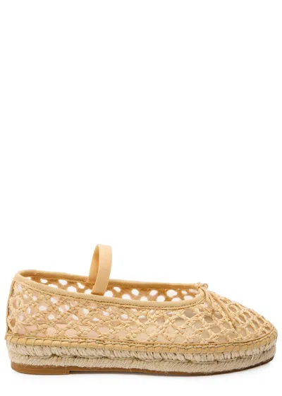 LOEFFLER RANDALL LOEFFLER RANDALL KAYLA RAFFIA BALLET FLATS