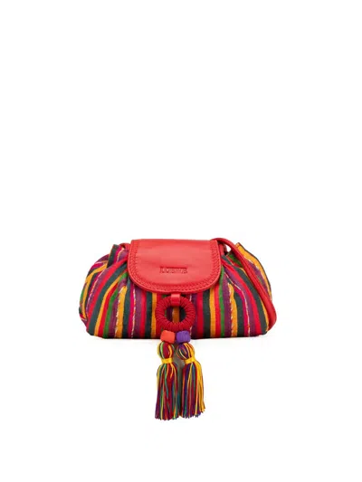 LOEWE 2000-2024 MINI COTTON TASSEL CROSSBODY BAG