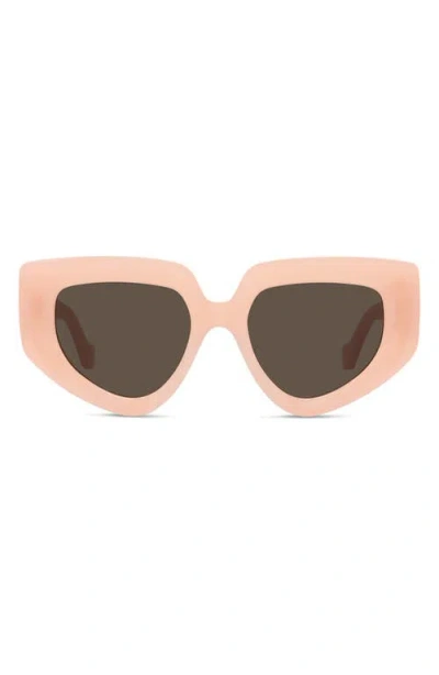 LOEWE LOEWE ANAGRAM 51MM GEOMETRIC SUNGLASSES