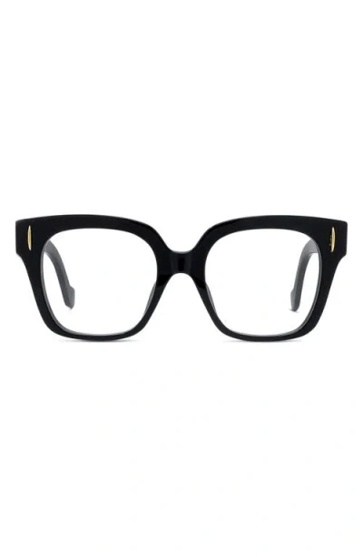 LOEWE LOEWE ANAGRAM 51MM SQUARE OPTICAL GLASSES