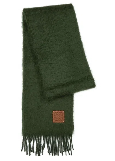LOEWE LOEWE ANAGRAM MOHAIR-BLEND SCARF