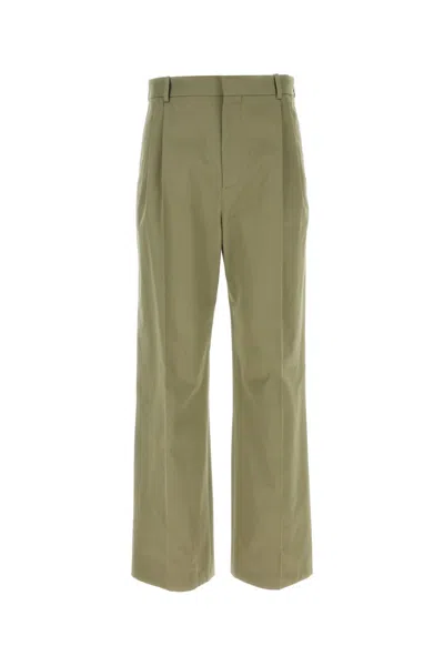 LOEWE ARMY GREEN COTTON PANT