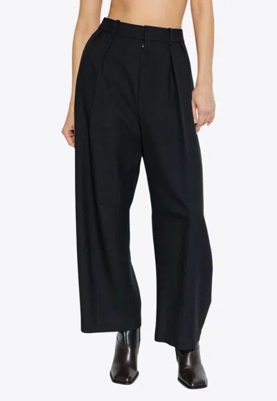 LOEWE BARREL WOOL PANTS