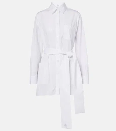 LOEWE BELTED COTTON SHIRT