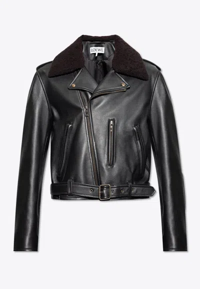 LOEWE BIKER LEATHER JACKET