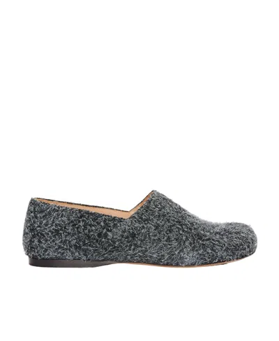 LOEWE CAMPO SLIPPER IN BRUSHED SUEDE