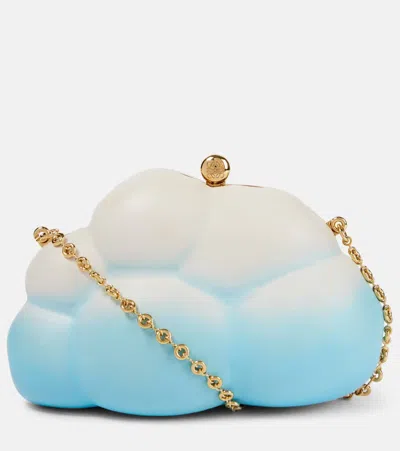 LOEWE CLOUD OMBRÉ LEATHER CLUTCH