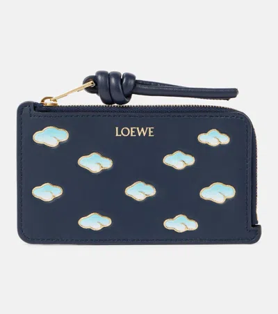 LOEWE CLOUDS LEATHER CARD CASE