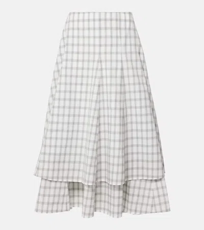 LOEWE COTTON MIDI SKIRT