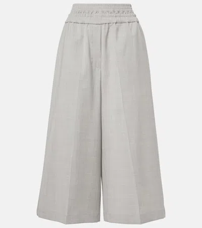 LOEWE CROPPED WOOL CULOTTES