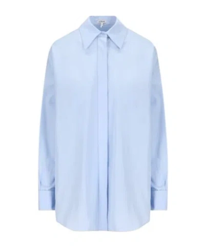 LOEWE LOEWE CURVED HEM BUTTONED SHIRT