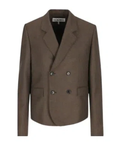 LOEWE LOEWE DOUBLE BREASTED TAILORED BLAZER