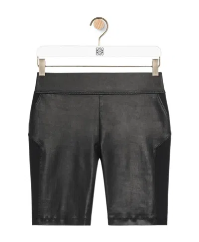 LOEWE STRETCH CYCLING SHORTS IN NAPPA