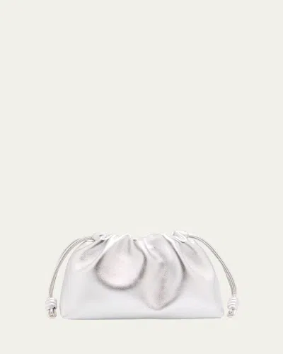 LOEWE FLAMENCO METALLIC LEATHER SHOULDER BAG