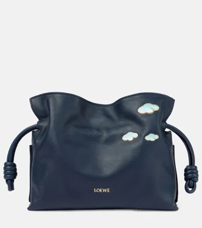 LOEWE FLAMENCO MINI LEATHER CLUTCH