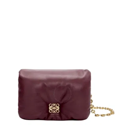 LOEWE LOEWE GOYA CHAINED LEATHER SHOULDER BAG