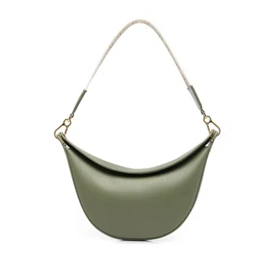 LOEWE GREEN SHOULDER BAGS