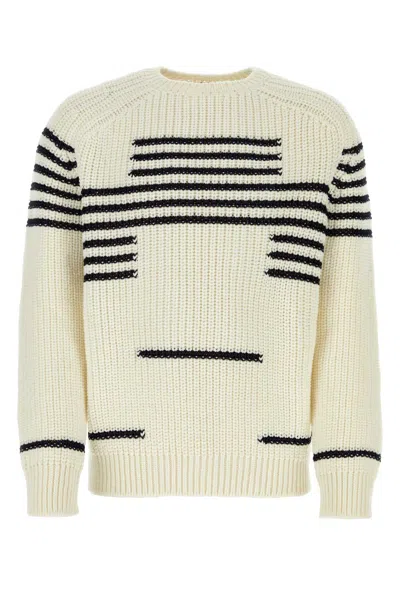 LOEWE IVORY WOOL BLEND SWEATER