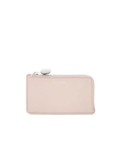LOEWE PEBBLE COIN CARDHOLDER IN SHINY NAPPA CALFSKIN