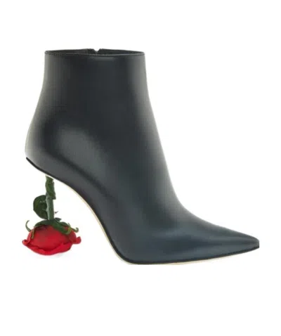 LOEWE ROSE HEEL BOOT IN CALFSKIN