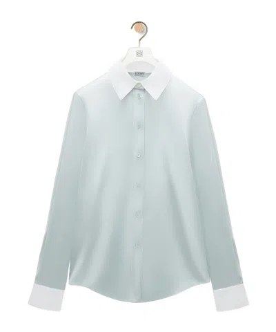 LOEWE LOEWE SATIN STRETCH SHIRT