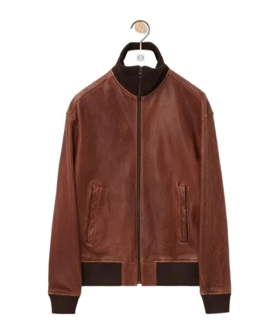 LOEWE ZIP-UP JACKET IN NAPPA LAMBSKIN