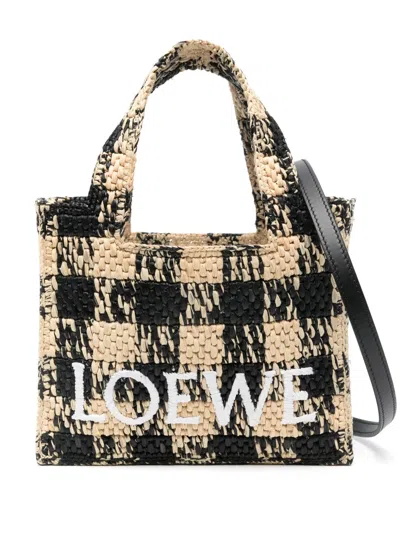 LOEWE MINI LOEWE FONT TOTE BAG