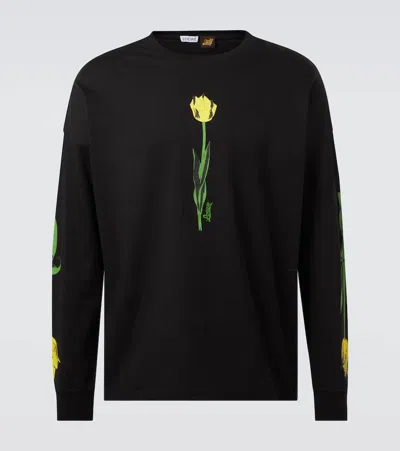 LOEWE PAULA'S IBIZA FLORAL COTTON T-SHIRT