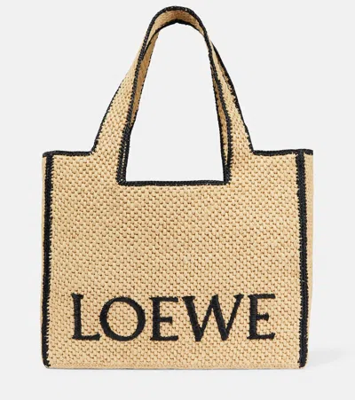 LOEWE PAULA'S IBIZA LARGE RAFFIA SHOPPER