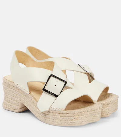 LOEWE PAULA'S IBIZA PETAL ESPADRILLE SANDALS