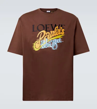LOEWE PAULA'S IBIZA PRINTED COTTON JERSEY T-SHIRT