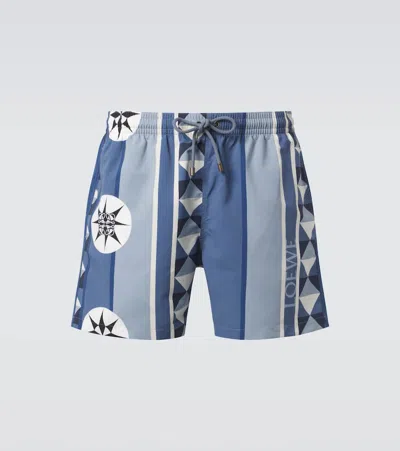 LOEWE PAULA'S IBIZA PRINTED SWIM TRUNKS