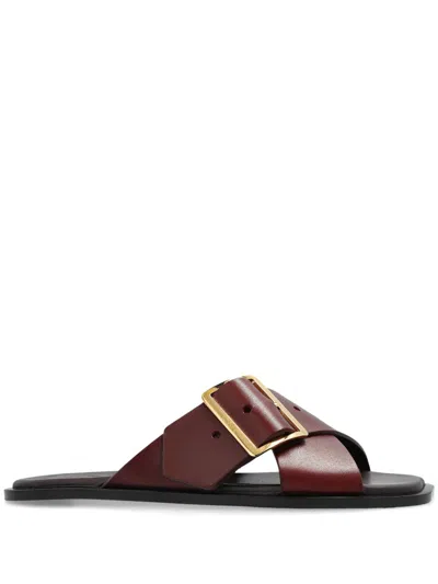 LOEWE PETAL BELT SLIDES