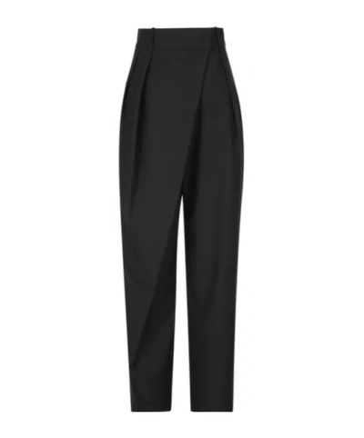 LOEWE LOEWE PINSTRIPED PLEATED TROUSERS