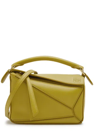 LOEWE LOEWE PUZZLE MINI LEATHER CROSS-BODY BAG