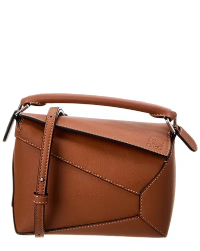 LOEWE LOEWE PUZZLE MINI LEATHER SHOULDER BAG