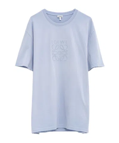LOEWE LOEWE ANAGRAM-EMBROIDERED CREW NECK T-SHIRT