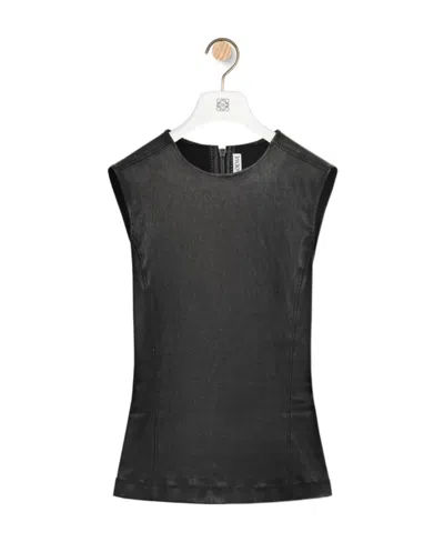 LOEWE LOEWE STRETCHED ZIPPED TANK TOP