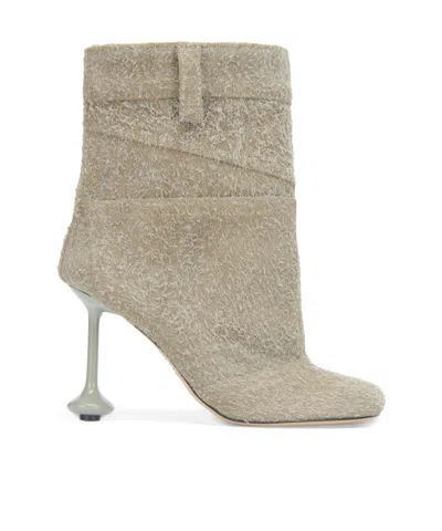 LOEWE TOY ANKLE BOOTIE IN BRUSHED SUEDE