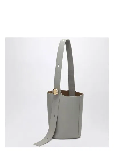 LOEWE WOMEN'S SHELL CALFSKIN PEBBLE BUCKET MEDIUM BAG