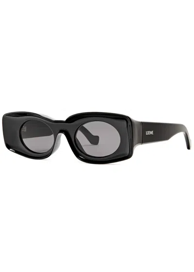 LOEWE LOEWE X PAULA'S IBIZA RECTANGLE-FRAME SUNGLASSES