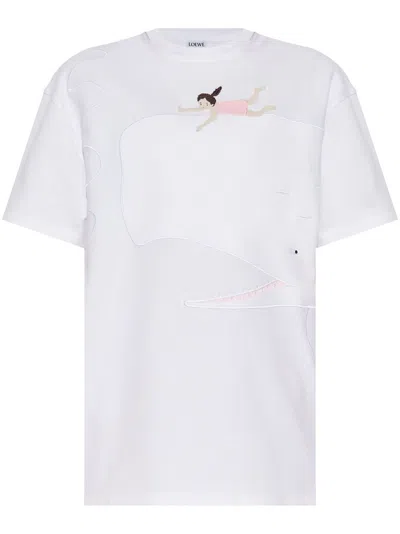 LOEWE X SUNA FUJITA COTTON T-SHIRT