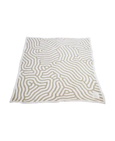 LOGO BRANDS LOS ANGELES DODGERS 50" X 60" LUXE DREAMS THROW BLANKET