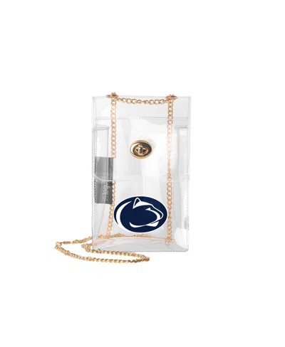LOGO BRANDS PENN STATE NITTANY LIONS CLEAR ESSENTIAL CROSSBODY PURSE