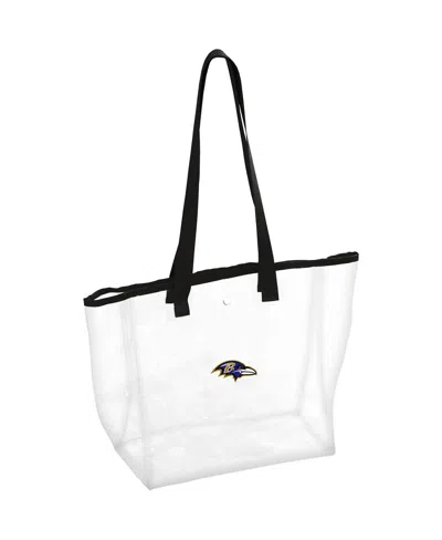LOGO BRANDS WOMEN'S BALTIMORE RAVENS STADIUM CLEAR TOTE BAG