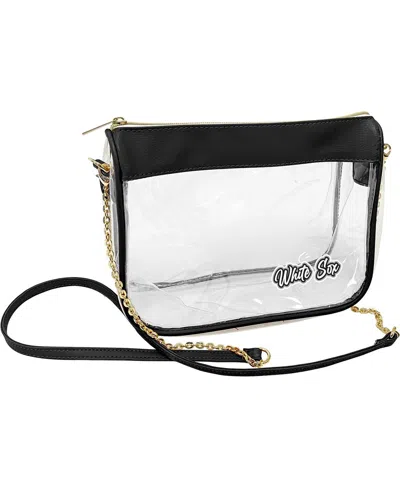 LOGO BRANDS WOMEN'S CHICAGO WHITE SOX HYPE STADIUM CROSSBODY CLEAR BAG